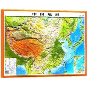 立体中国地形图拼图套装