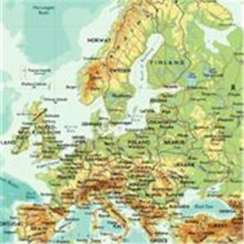 欧洲-世界分洲挂图
